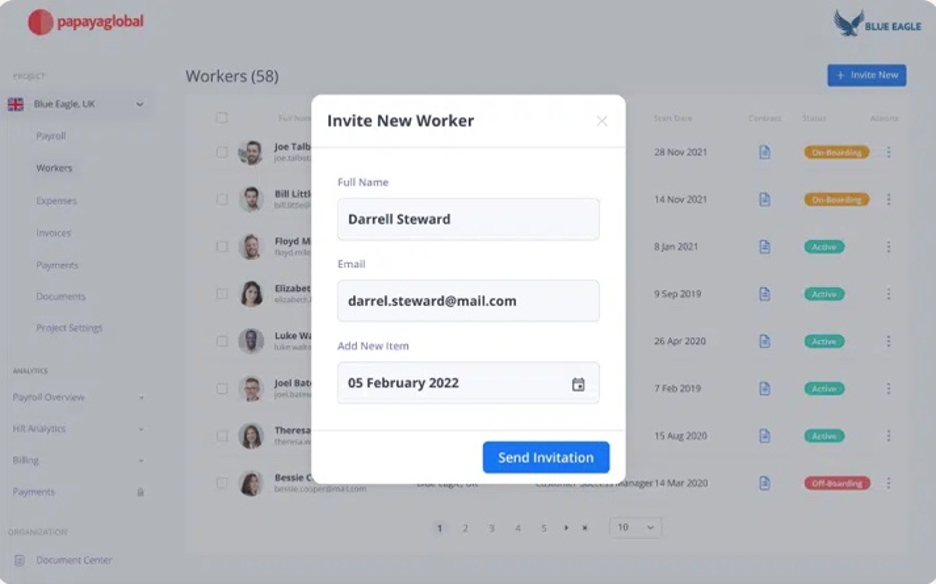 Papaya Global international onboarding process